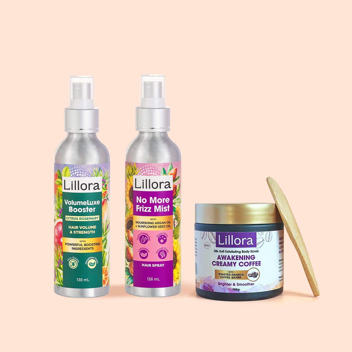 Nourishing hair growth spray to stimulate hair follicles and reduce thinning, suitable for all hair types.
